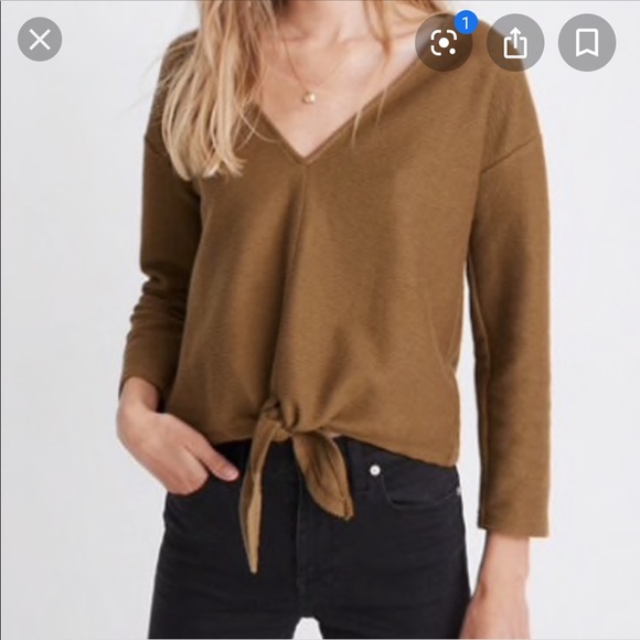 Madewell Tops - Madewell tie front shirt